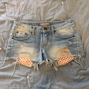Tantra Jeans Distressed Denim Shorts